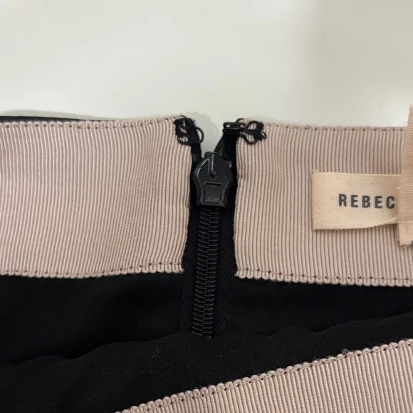 EUC Vegan Leather Black Ruffle Mini Skirt - Picture 3 of 6